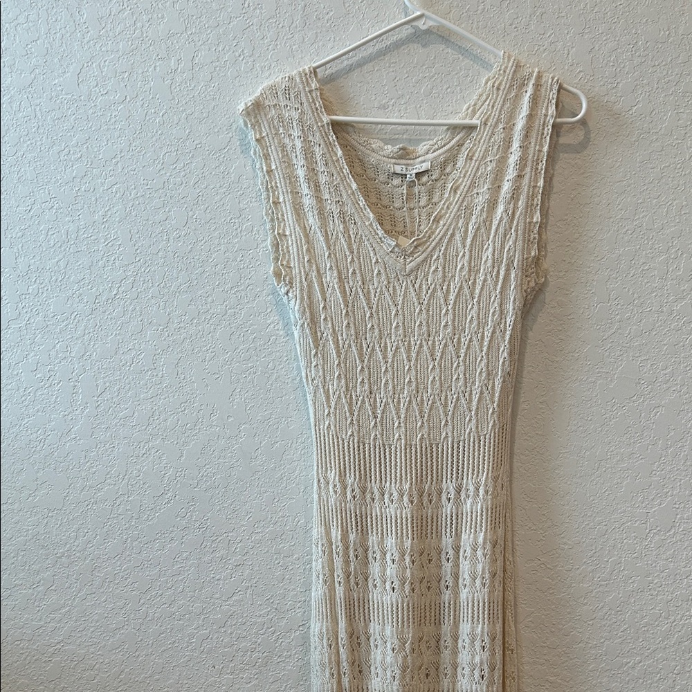 Z Supply MARSELLA CROCHET MIDI DRESS - Picture 4 of 9